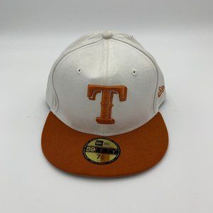 Texas Rangers Burnt Orange New Era Fitted 7 5/8